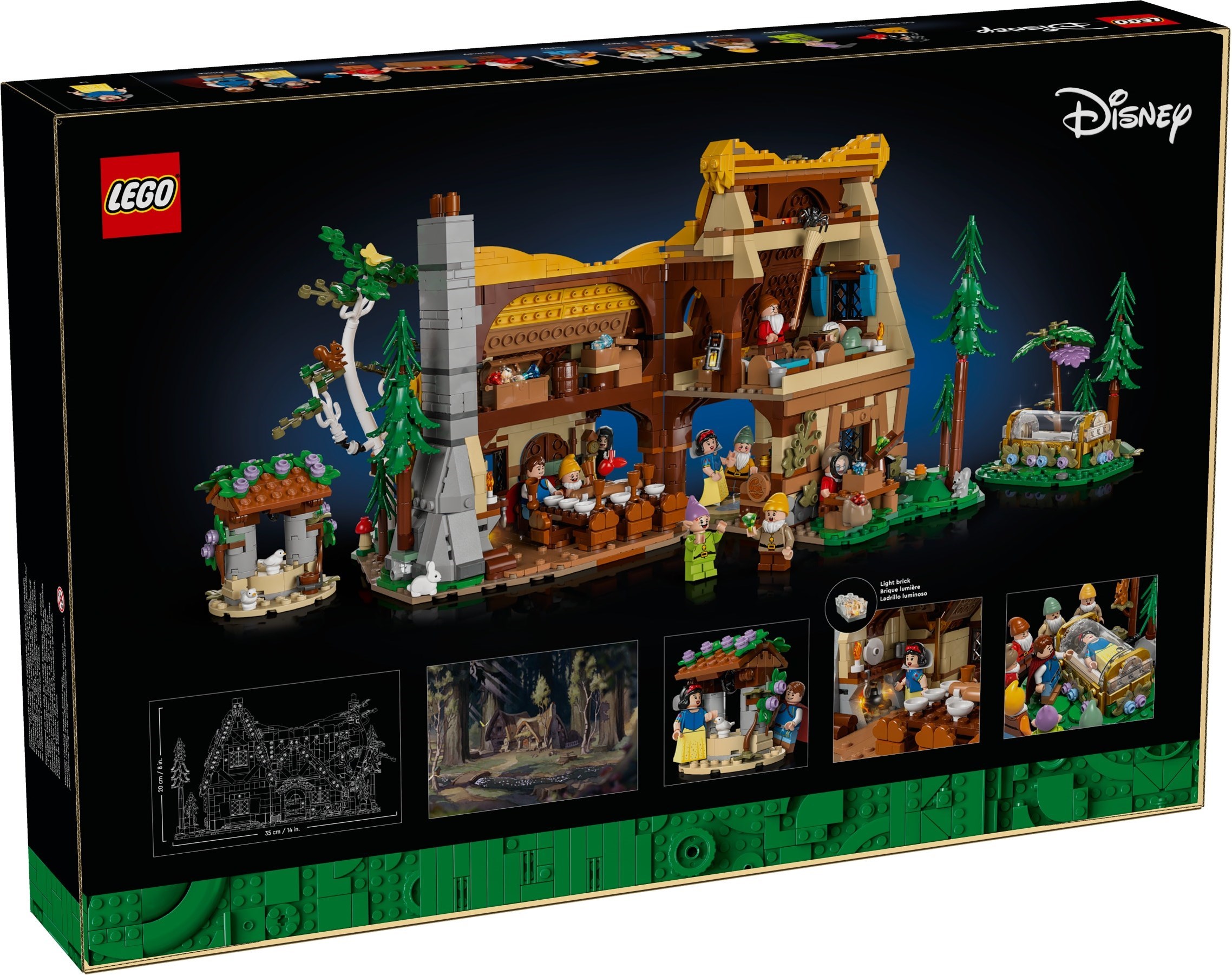 Купить Lego 43242 Disney Дом Белоснежки и семи гномов