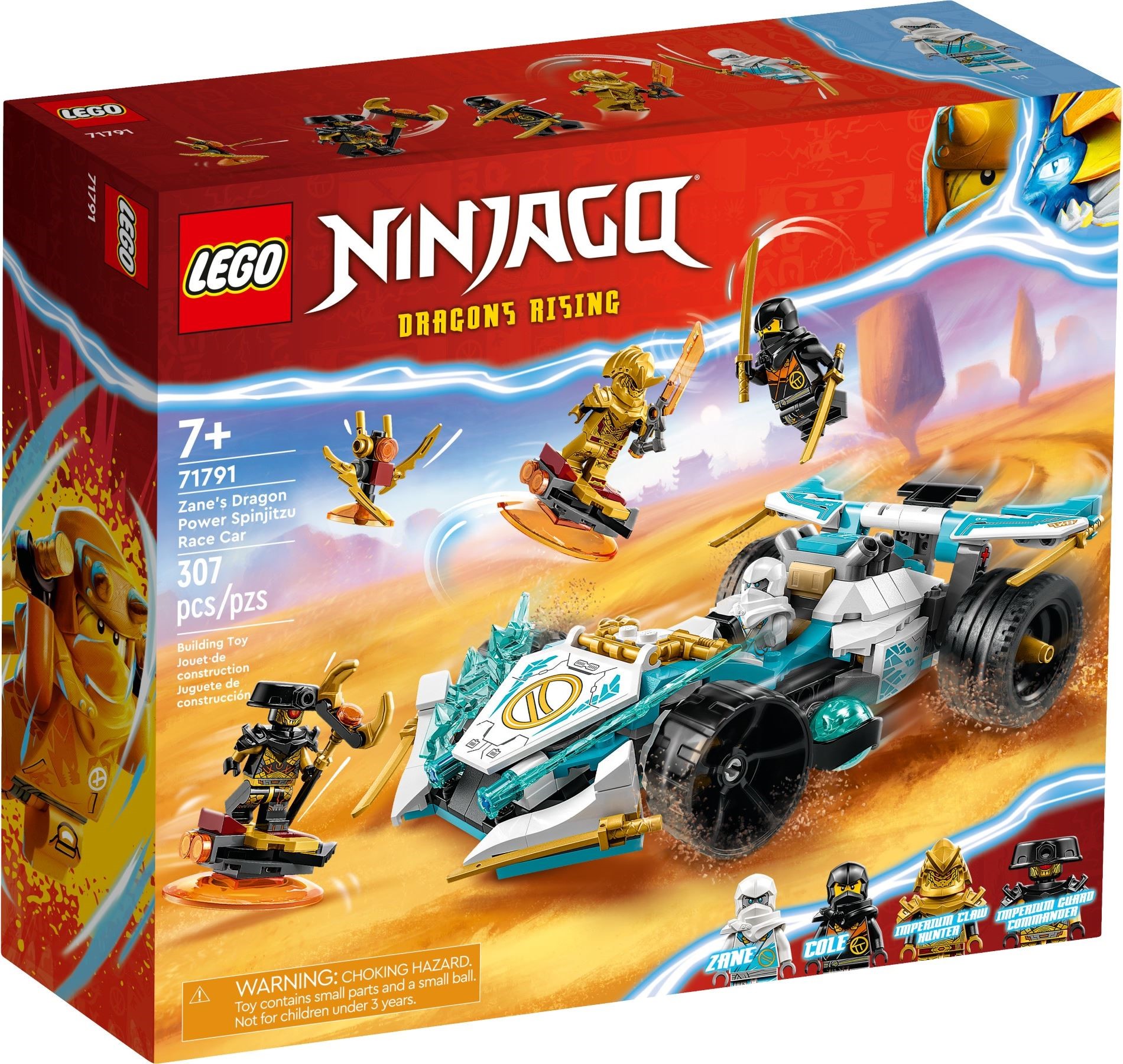 Купить Lego 71791 Ninjago Гоночная машина Кружитцу Силы Дракона Зейна